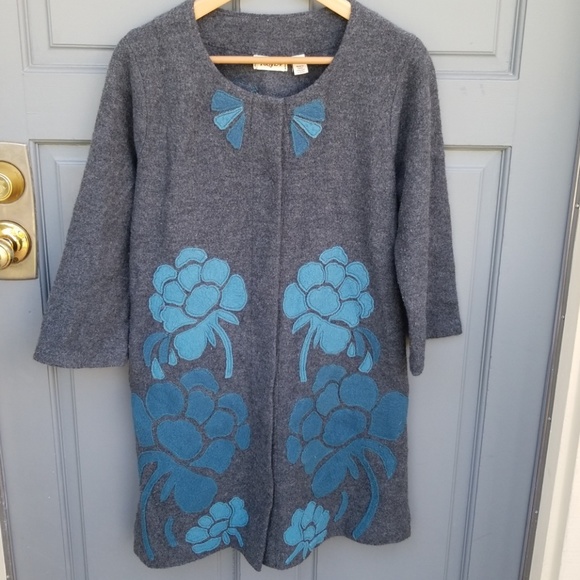 Anthropologie Sweaters - Rare Anthropologie Ruby24Sweater Coat